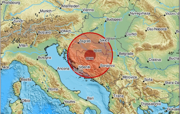 Umjeren potres u BiH