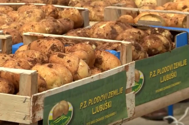 Manji prinos diže cijenu krumpira u BiH, u Ljubuškom je oko 0,80 KM