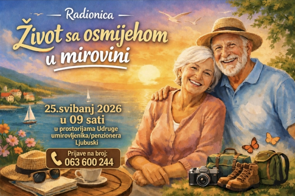Umirovljenici prijavite se na radionicu