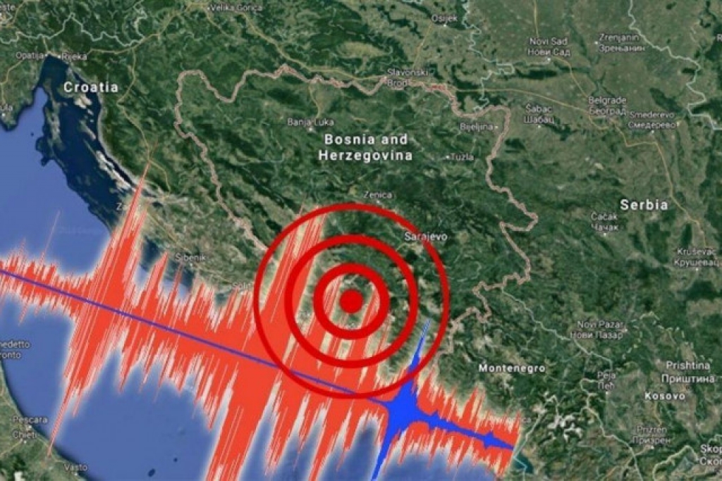 Snažan potres zatresao Hercegovinu