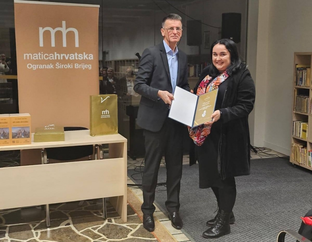 Književna večer Ogranka Matice hrvatske: Druga nagrada za Arijanu Boban iz Ljubu&scaron;kog