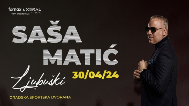 Spektakl koji su svi čekali! Saša Matić najavio koncert u Ljubuškom