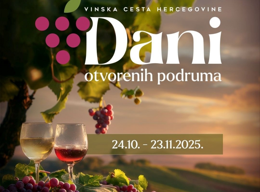 NAJAVA: Manifestacija “Dani otvorenih podruma” Vinske ceste Hercegovine