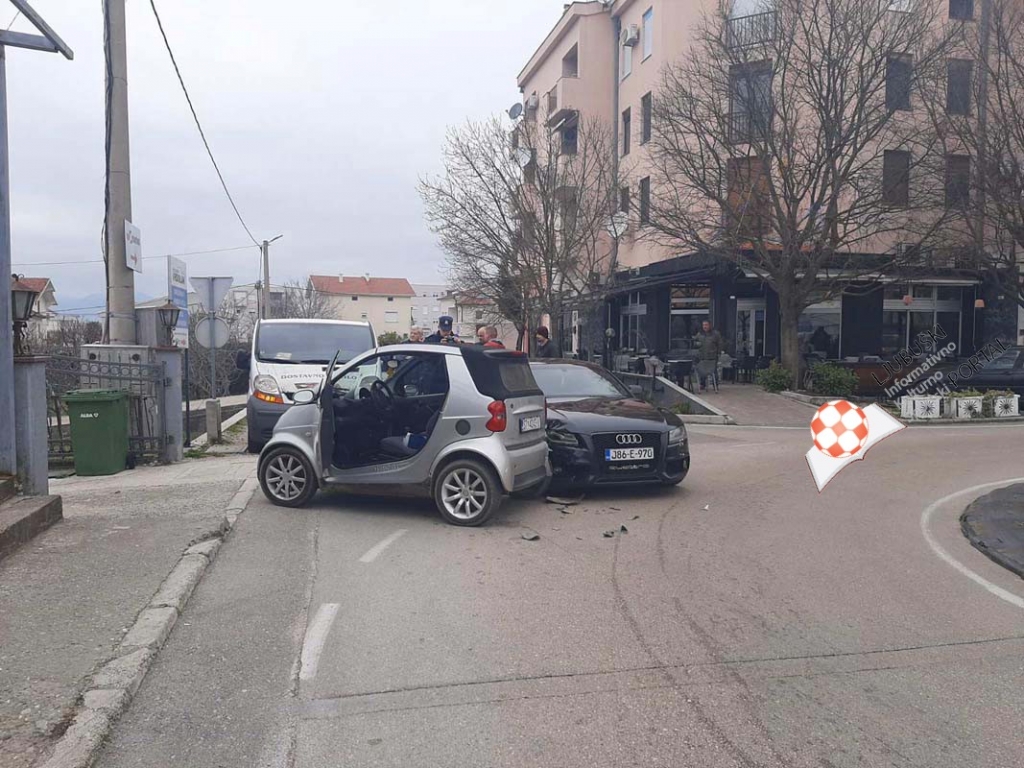 Prometna nesreća u središtu Ljubuškog [foto]