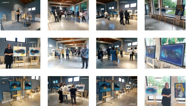 U Lapidariju na Humcu izložene slike Kristine Ćavar