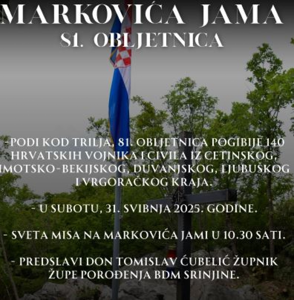 Grab – Trilj: Markovića jama 81. obljetnica
