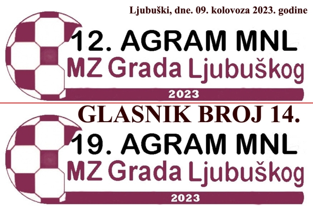 Službeni Glasnik |14| AGRAM MNL MZ Grada Ljubuškog