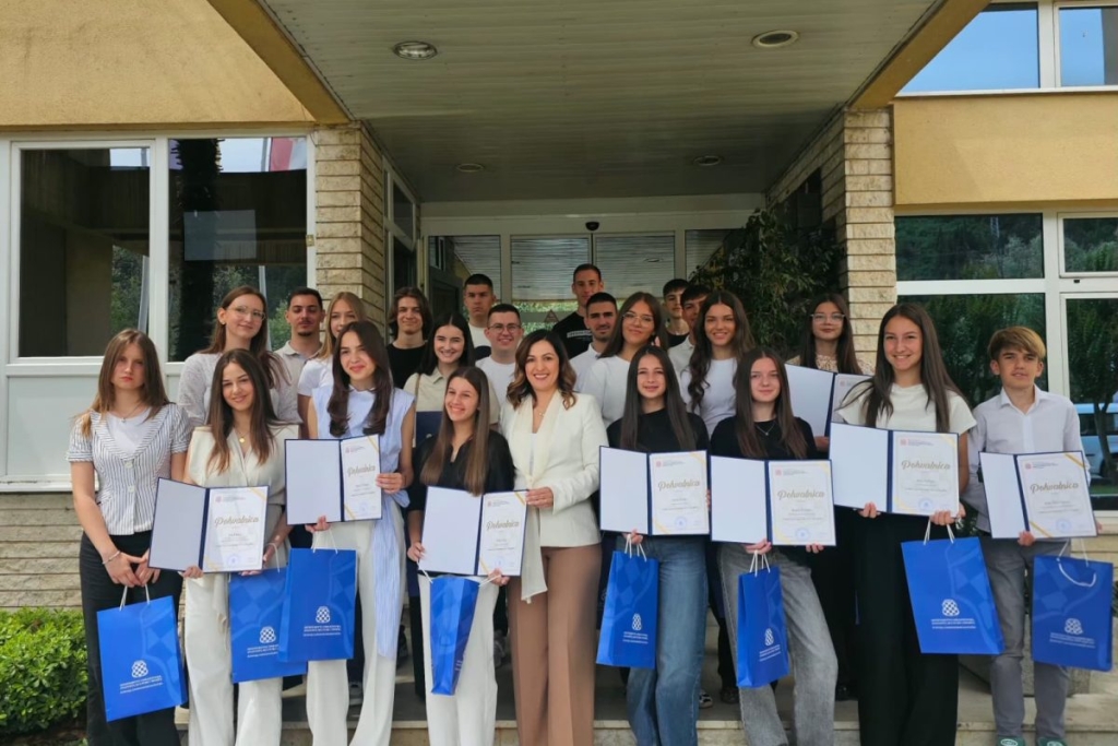 Održan svečani prijam učenika generacije u školskoj 2025./2026. godini