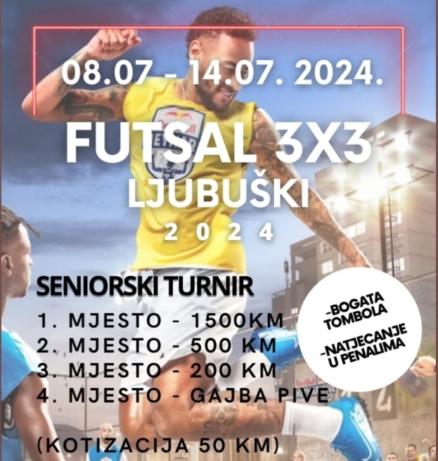 |Najava| &quot;Futsal 3x3&quot; u Ljubuškom