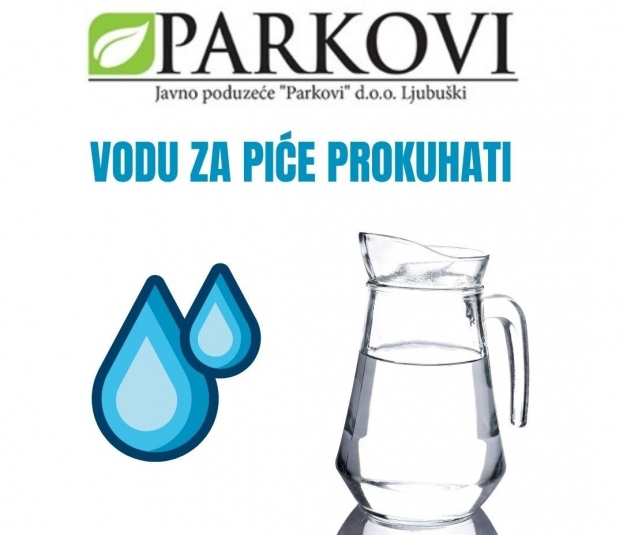 JP Parkovi: Obavijest o pojavi mutnoće vode