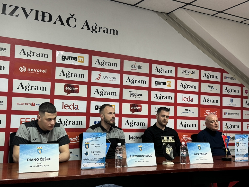 RK Izviđač Agram: Održana tiskovna konferencija za medije uoči sraza sa slovenskom momčadi Trimo Trebnje