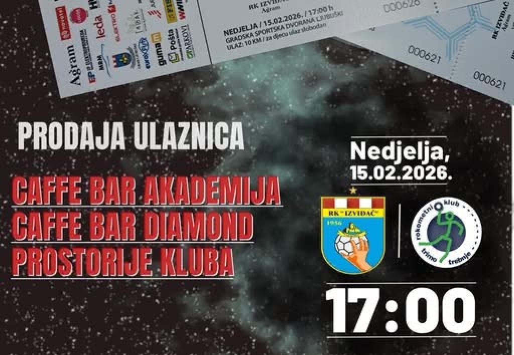 RK Izviđač Agram pustio je u prodaju ulaznice za utakmicu EHF European Cupa!