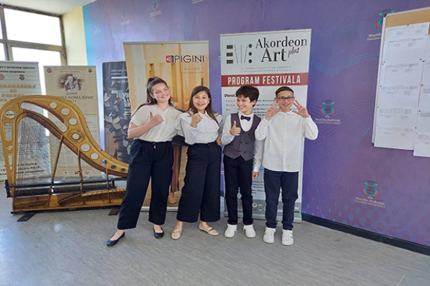 Učenici Glazbene škole Ljubuški uspješni na međunarodnom natjecanju pijanista “Akordeon Art 2022”