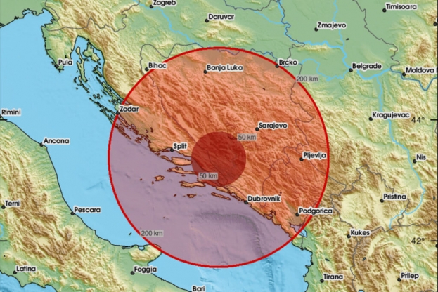 Snažan potres uzdrmao Hercegovinu