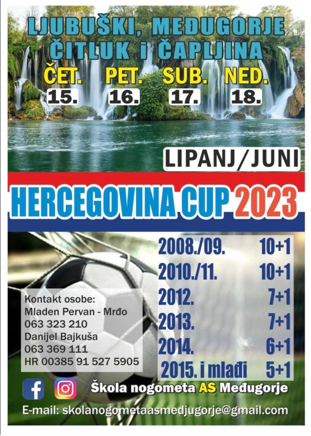 U lipnju Međunarodni nogometni turnir &quot;Hercegovina Cup 2023&quot;