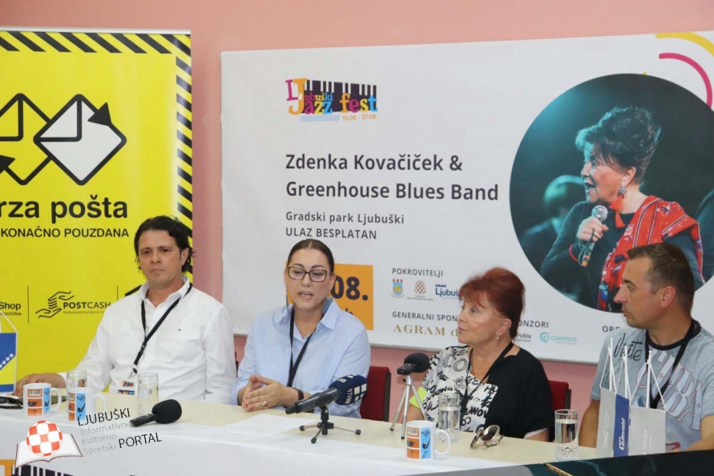 [FOTO] Zdenka Kovačiček najavila večerašnje otvaranje Ljubuški jazz festivala