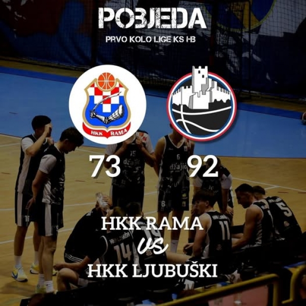 Košarkaši Ljubuškog slavili na gostovanju u Rami
