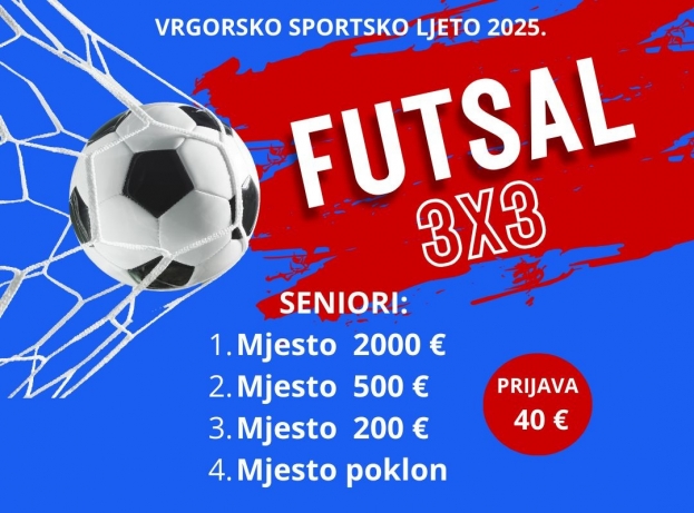 NAJAVA: U Vrgorcu se ponovno organizira turnir za sve ljubitelje futsala