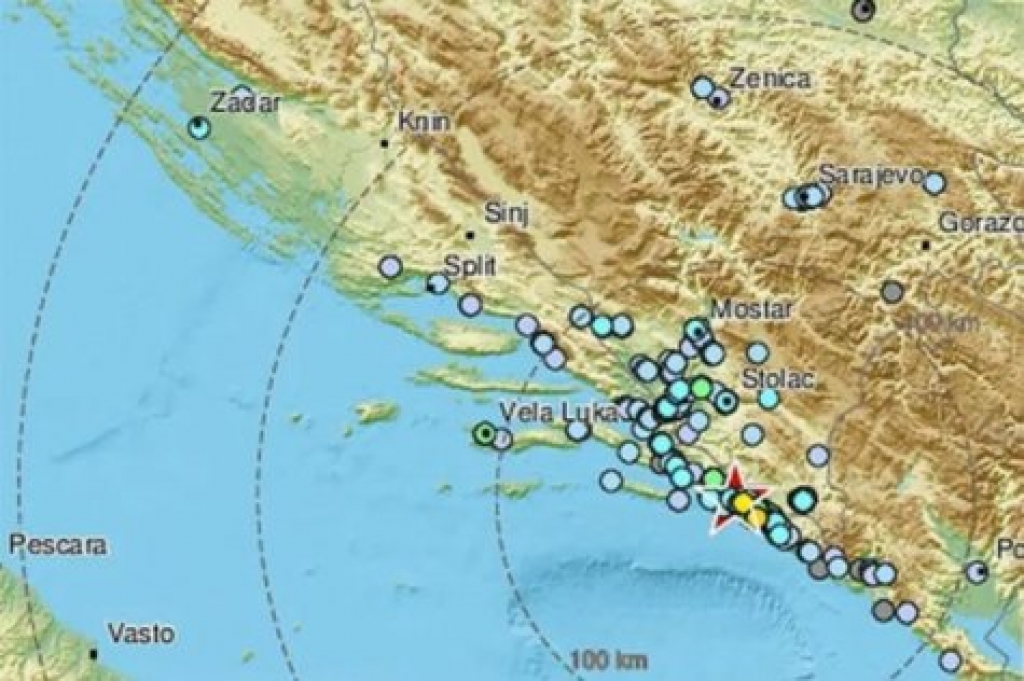 Jak potres kod Dubrovnika, tresla se i Hercegovina