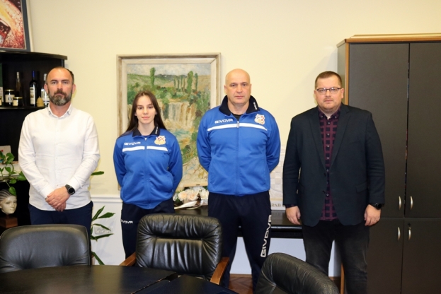 Gradonačelnik Ljubuškog upriličio prijem za mladu karatašicu Mariju Čuljak