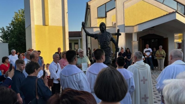 Blagoslovljen kip sv. Ivana Krstitelja u Grabu