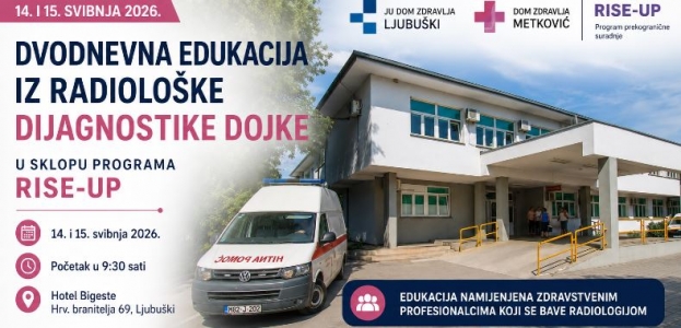 U Ljubu&scaron;kom dvodnevna edukacija iz radiolo&scaron;ke dijagnostike dojke u sklopu projekta RISE-UP