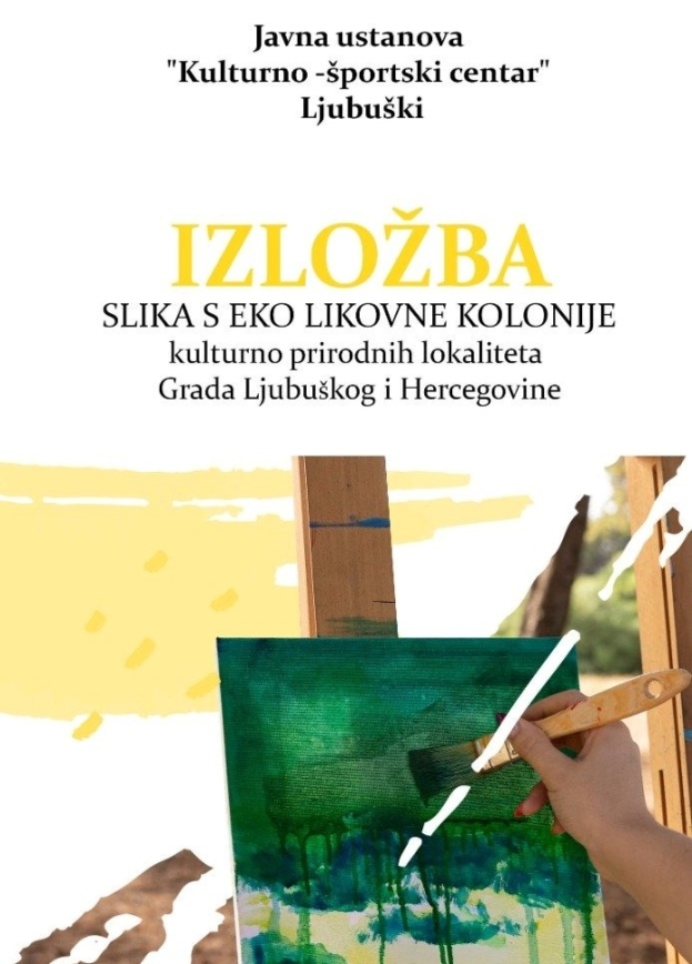 Izložba slika u Knjižnici Ljubuški povodom obilježavanja Dana Grada Ljubuškog