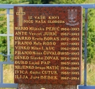 Uskoplje: Spomen-obilježje za 13 poginulih pripadnika Brigade kralja Tomislava,  a na istom mjestu stoji i ploča za 11 ljubuških bojovnika