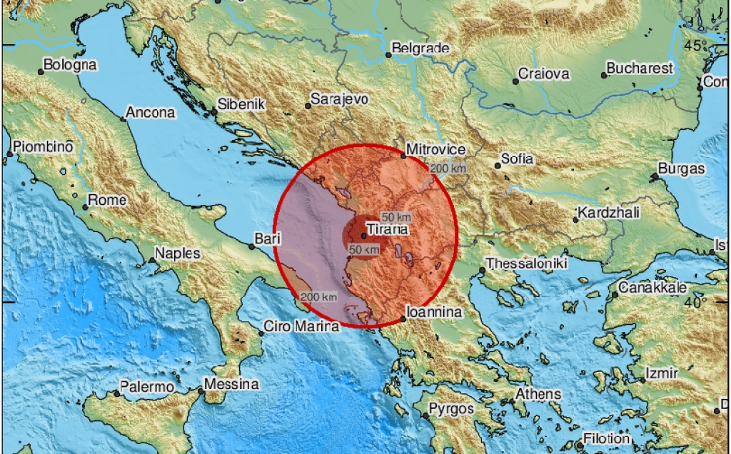 Jak potres pogodio Albaniju, osjetio se i u BiH