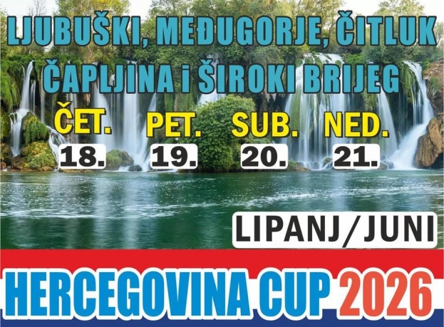 HERCEGOVINA CUP 2026. okupit će vi&scaron;e od 1500 djece od BiH do Njemačke