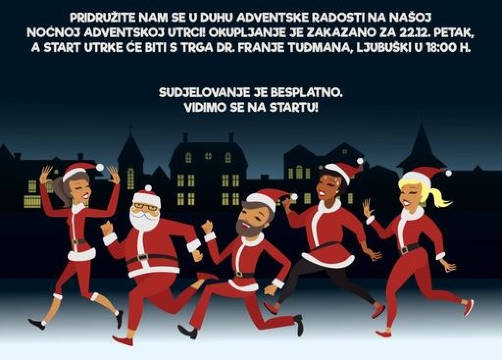 Advent u Ljubuškom: Prijavite se na predbožićnu noćnu utrku