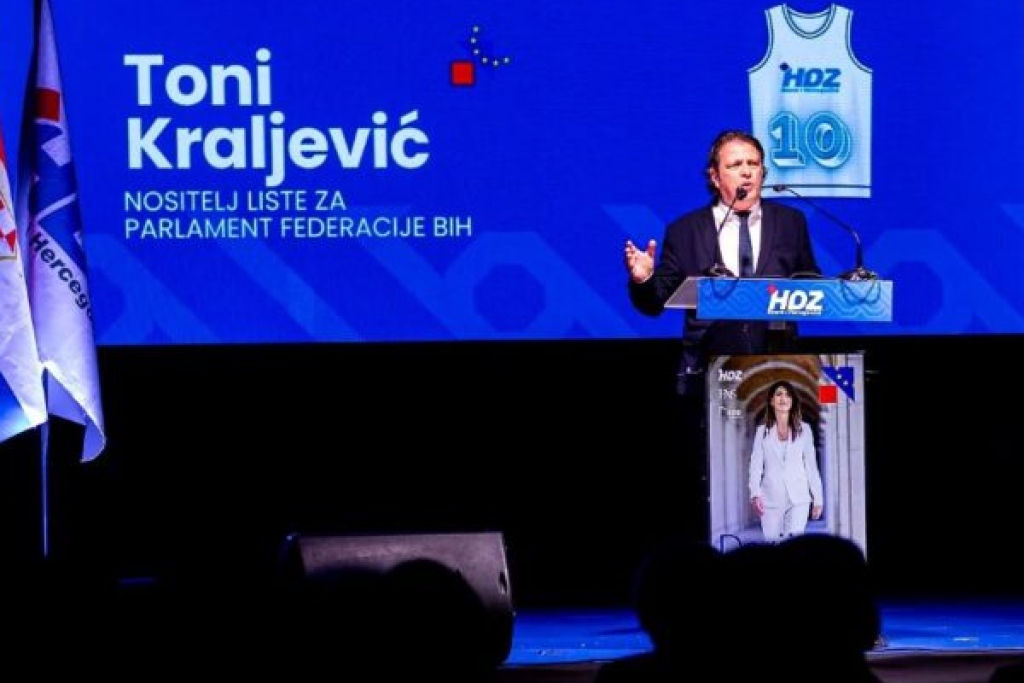 Lista HDZBiH predvođena Tonijem Kraljevićem u ŽZH ima 81,41 posto glasova za Parlament FBiH