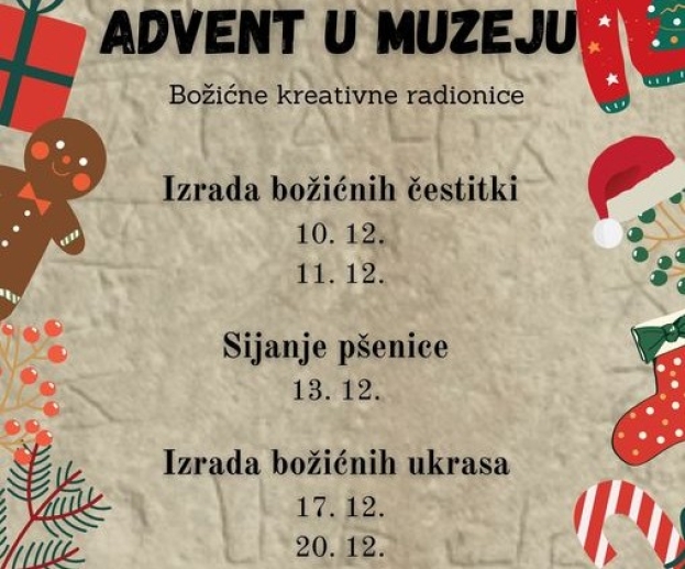 Božićne radionice u muzeju na Humcu