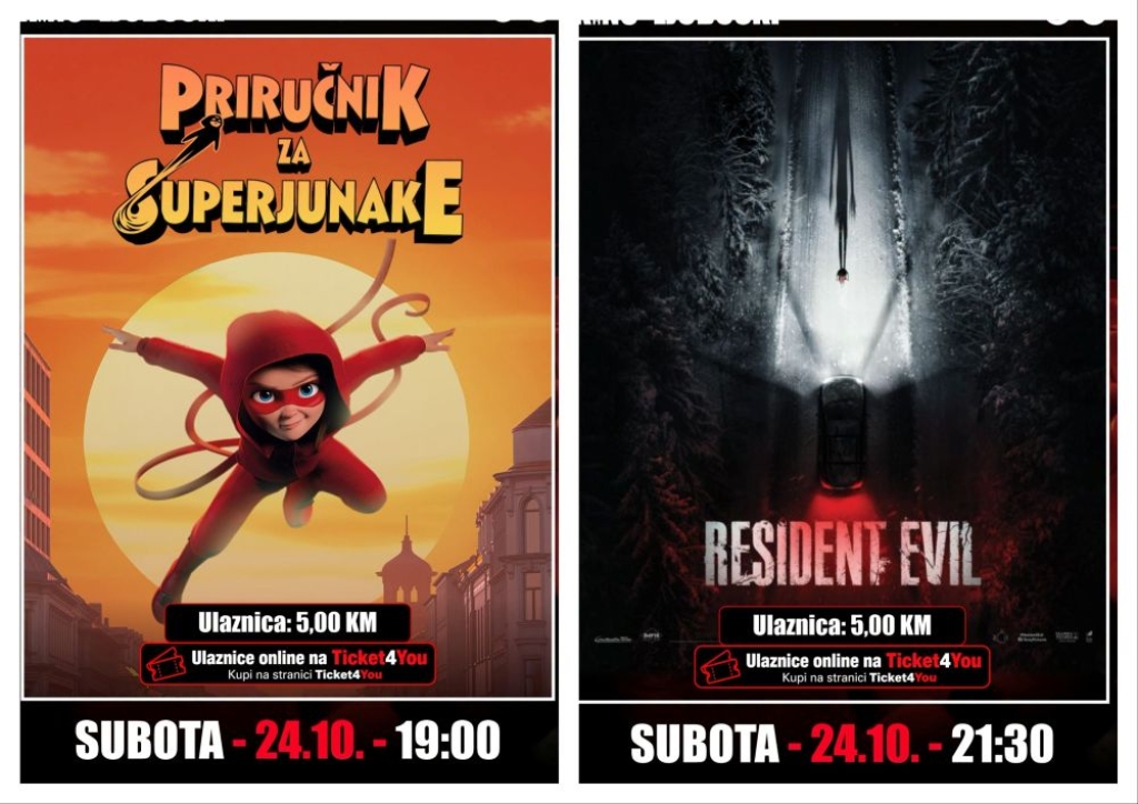 Kino Ljubuški: Filmska subota za sve generacije