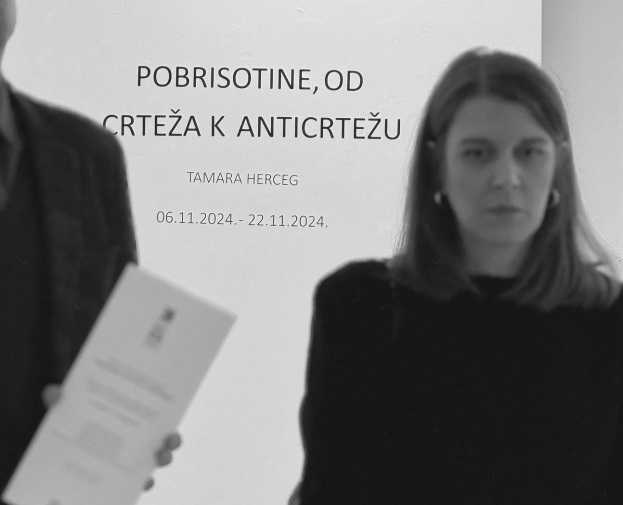 Izložba crteža Tamare Herceg “Pobrisotine, od crteža k anticrtežu” održana u Mostaru