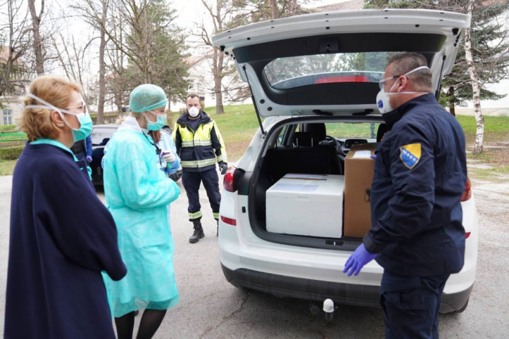 500 testova za koronavirus uručeno SKB Mostar