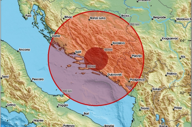 Potres probudio Hercegovinu