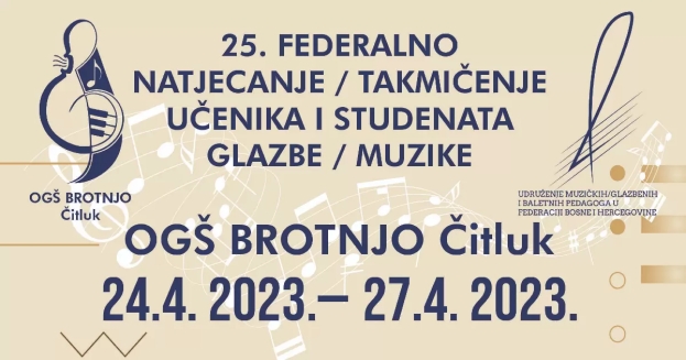 Preko 600 prijava za XXV. Federalno glazbeno natjecanje u Čitluku