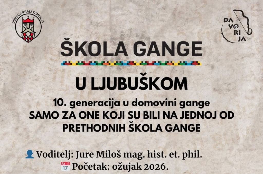 Prijave za &scaron;kolu gange u Ljubu&scaron;kom