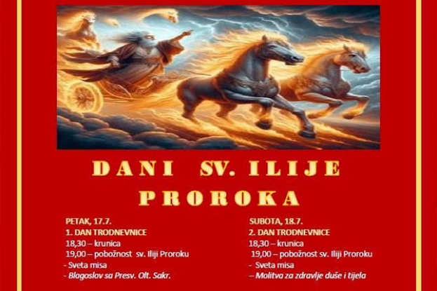 Veljaci se pripremaju za Ilindan: Trodnevnica, blagoslov djece i veliki koncert Željka Bebeka