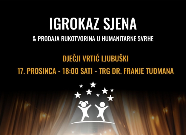 ADVENT U LJUBUŠKOM: Večeras u organizaciji Dječjeg vrtića Ljubuški prodaja rukotvorina u humanitarne svrhe