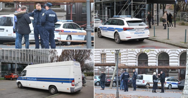 Policija ispred sudova u Zagrebu zbog dojava o bombi