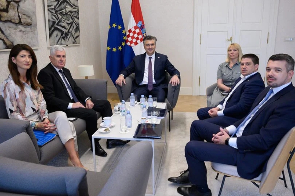 Čović i Plenković: Prioritet je osigurati političku stabilnost u BiH