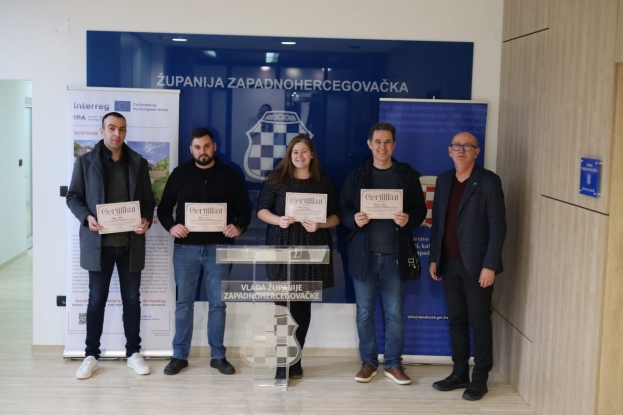 Dodijeljeni certifikati polaznicima radionice Razvoj inovativnih turističkih ponuda temeljenih na lokalnoj ba&scaron;tini ŽZH