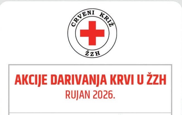 Raspored akcija darivanja krvi u rujnu na području ŽZH