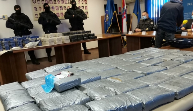 Policija u Pločama našla rekordne količine heroina, ali i 62 kg kokaina