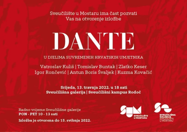 Otvaranje izložbe „DANTE u djelima suvremenih hrvatskih umjetnika“