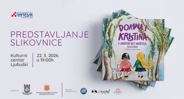 NAJAVA: Predstavljanje slikovnice &bdquo;Dorina i Kristina u avanturi bez mobitela&ldquo;