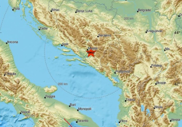 Novi potres kod Mostara