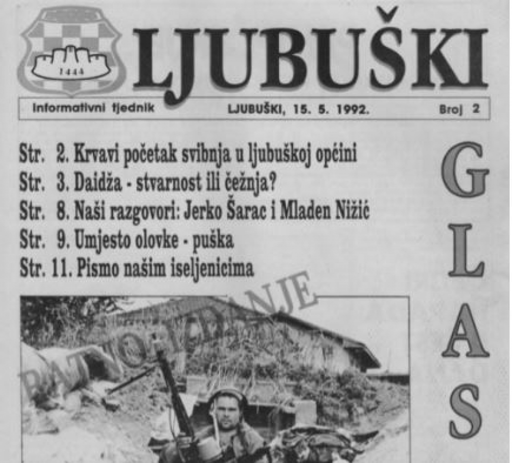 8. svibnja 1992. - Bombardiranje Ljubuškog, poginuo Krešo Granić, više ozlijeđeni
